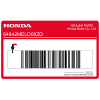 HONDA Autocollant de coque arrière CBR Fireblade 64842-MEL-D00ZD