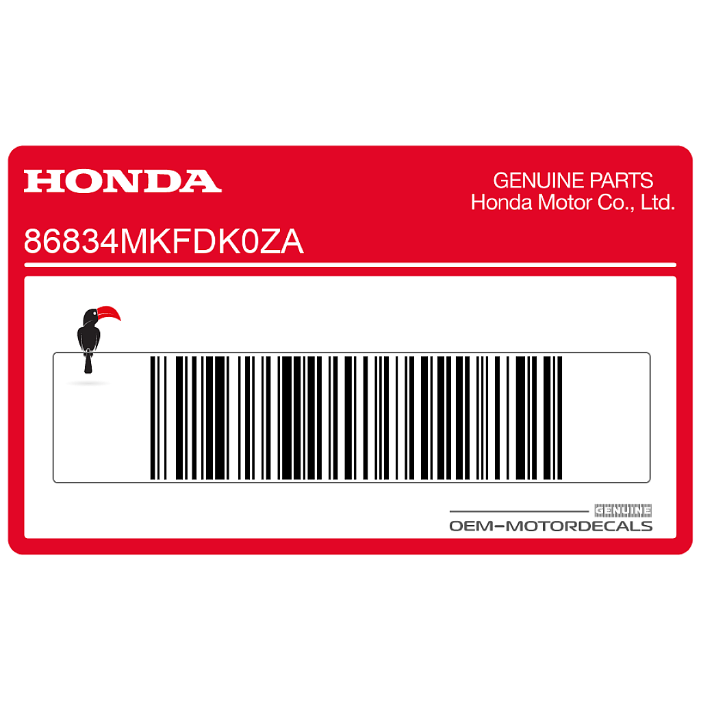 Honda-86834MKFDK0ZA