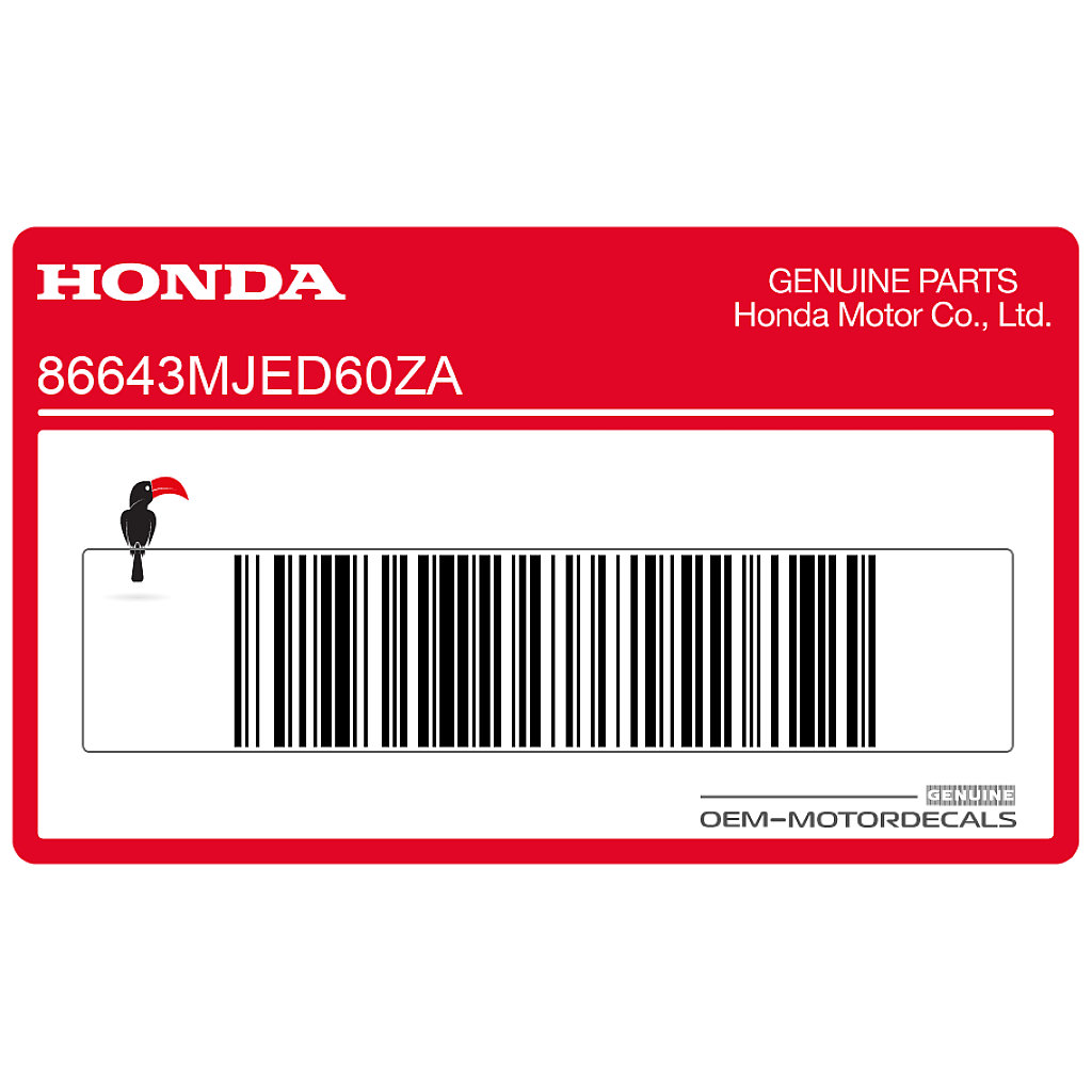 Honda-86643MJED60ZA