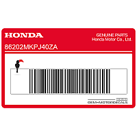 Honda Wing logo embleem voor tank, linkerkant 86202-MKP-J40ZA
