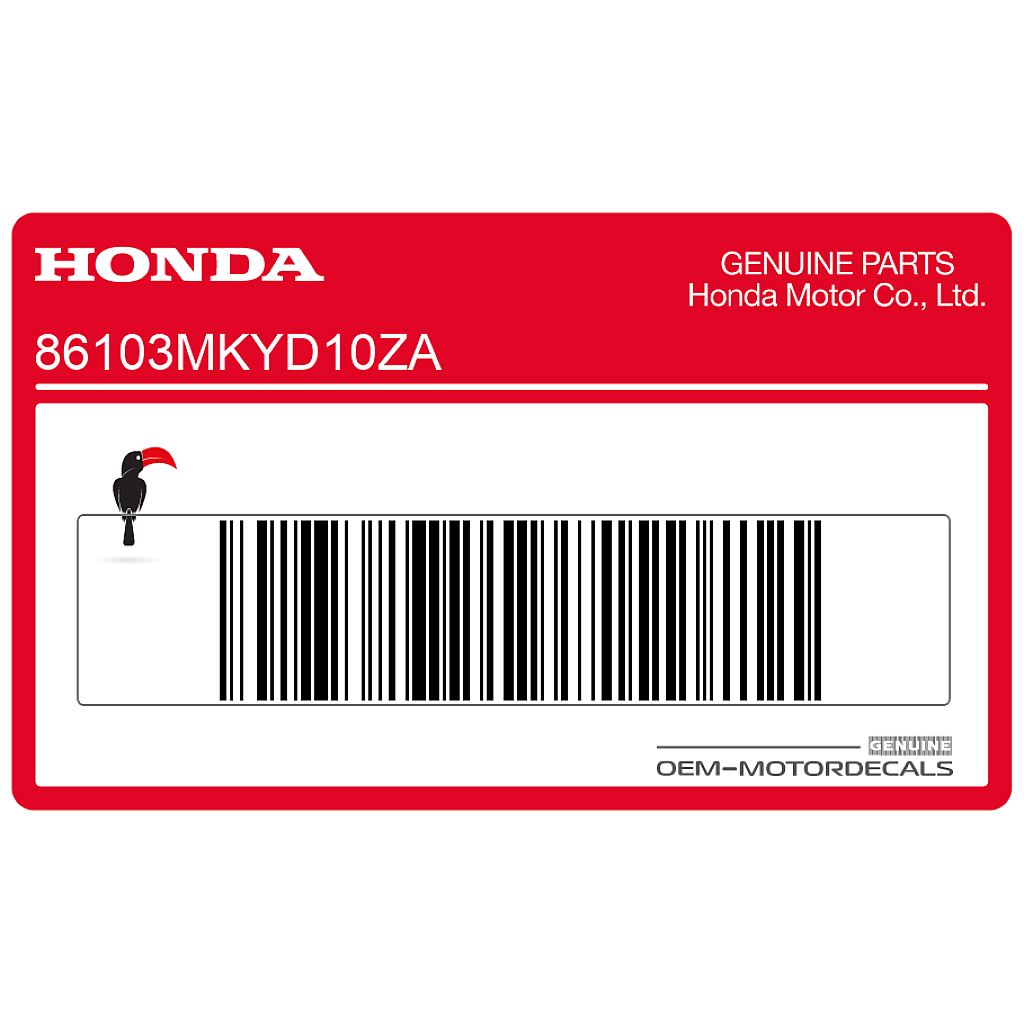 Honda-86103MKYD10ZA