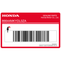 HONDA Naklejka na środkową owiewkę, lewa strona 86644-MKY-DL0ZA