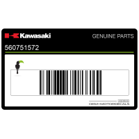 KAWASAKI Naklejka na dolną owiewkę, prawa strona 56075-1572