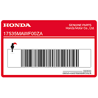 HONDA Autocollant de réservoir TRANSALP, côté gauche 17535-MAW-F00ZA