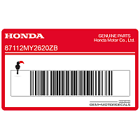 HONDA Tanksticker Dominator, Linkerkant 87112-MY2-620ZB