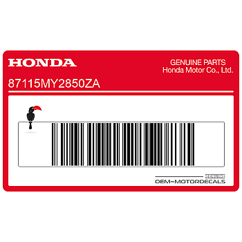 Adesivo carena anteriore superiore