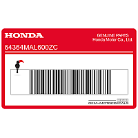 HONDA Left Side Fairing Stripe Decal OEM 64364MAL600ZC 64364-MAL-600ZC