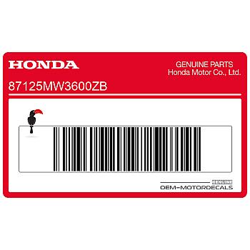 Heckverkleidung Aufkleber