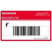 HONDA Pegatina de Rueda Izquierda, Lado Izquierdo 86422-MFN-730