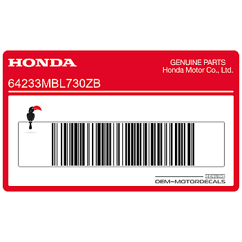 Seitenverkleidung Aufkleber, Linke Seite