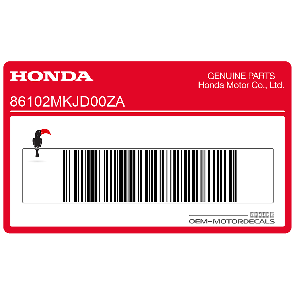 Honda-86102MKJD00ZA