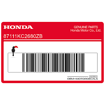 Autocollant de réservoir, côté droit