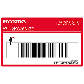 Autocollant de réservoir, côté gauche