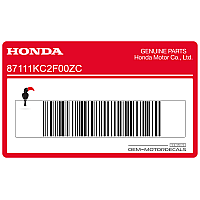 HONDA Right fuel tank stripe, right side 87111-KC2-F00ZC