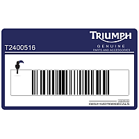TRIUMPH Brandstof tank Triumph sticker T2400516