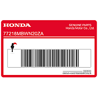 HONDA Adesivo Codone Posteriore CBR 600F 77218-MBW-N20ZA