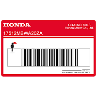 HONDA Autocollant CBR pour réservoir, côté gauche 17512-MBW-A20ZA