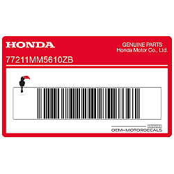 Emblema trasero para colín CBR1000F, trasero