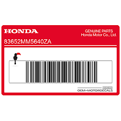 Naklejka na osłonę boczną, prawa strona