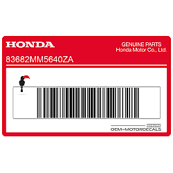 Naklejka na osłonę ramy, lewa strona