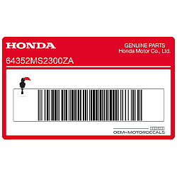 Framecover sticker, linkerkant