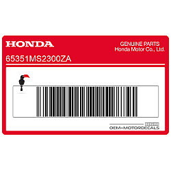 Framecover sticker, linkerkant