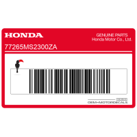 HONDA Pegatina colin, lado derecho 77265-MS2-300ZA