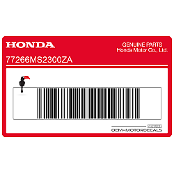 Pegatina colin, lado izquierdo