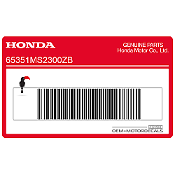 Framecover sticker, linkerkant