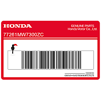HONDA Autocollant carénage arrière queue, côté droit 77261-MW7-300ZC