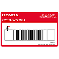 HONDA Autocollant carénage arrière queue, côté gauche 77262-MW7-790ZA