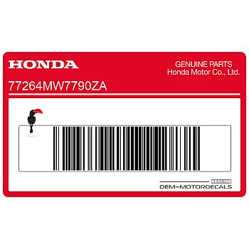 Naklejka na tylną owiewkę / zadupek