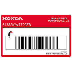 Framecover sticker, linkerkant