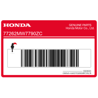HONDA Pegatina colin, lado izquierdo 77262-MW7-790ZC