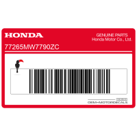 HONDA Pegatina colin, lado derecho 77265-MW7-790ZC
