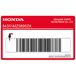 Framecover sticker, linkerkant