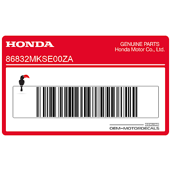 Pegatina de la cubierta del marco, lado izquierdo