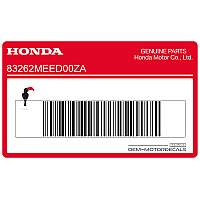 HONDA Autocollant de réservoir, côté gauche 83262-MEE-D00ZA