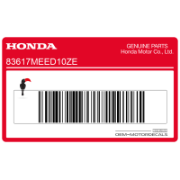 HONDA Adesivo posteriore coda carena 83617-MEE-D10ZE