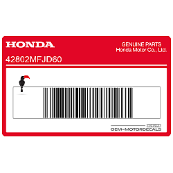 Streep, wiel linkerkant