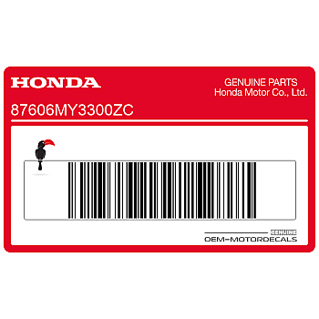 Autocollant, côté gauche