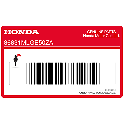 Heckverkleidung Aufkleber, Rechte Seite