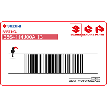 Naklejka na przednią owiewkę (czasza)