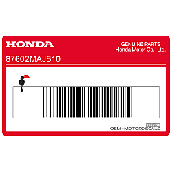 Adesivo pannello laterale, lato sinistro