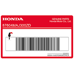 Autocollant de réservoir, côté gauche