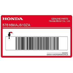 Kanzel / Oberteil Verkleidung Aufkleber, Rechte Seite