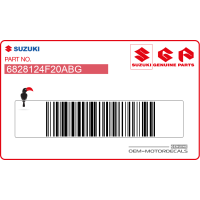 SUZUKI Sticker 68281-24F20-ABG