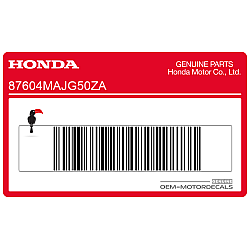 Pegatina tanque, lado izquierdo