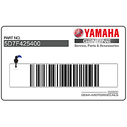 Adesivo coperchio serbatoio, lato sinistro