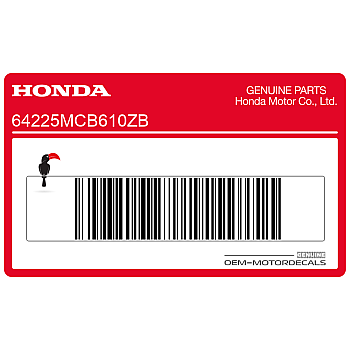 Side cowling decal